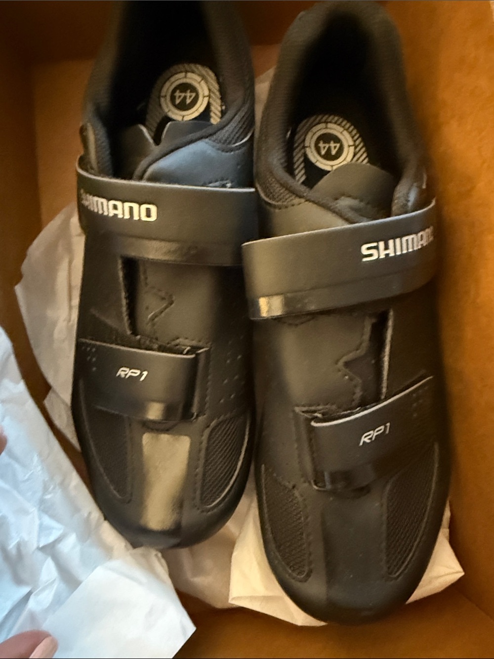 Shimano Men's RP1 Cycling Shoes in Black